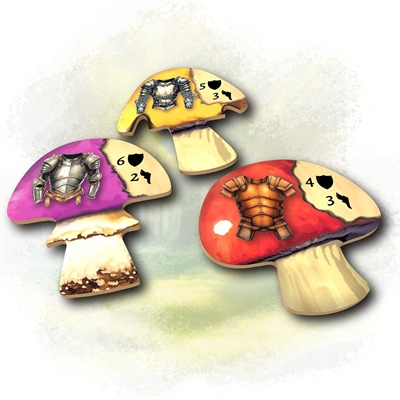 20th Stretch Goal - New Armor Tokens – Leather, Chain-mail & Full Plate