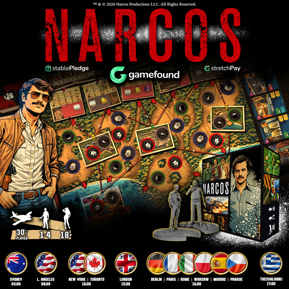 NARCOS launches on Gamefound